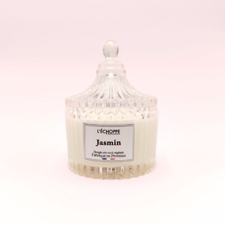 Bougie bonbonnière cirque - Parfum jasmin