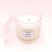 Bougie bonbonnière diamant - Parfum mimosa