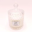 Bougie bonbonnière diamant - Parfum mimosa