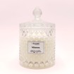 Bougie bonbonnière diamant - Parfum mimosa