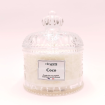 Bougie bonbonnière dôme - Parfum coco