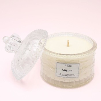 Bougie bonbonnière dôme - Parfum chypre