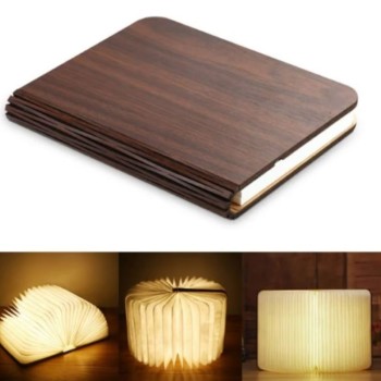 Lampe veilleuse livre décorative