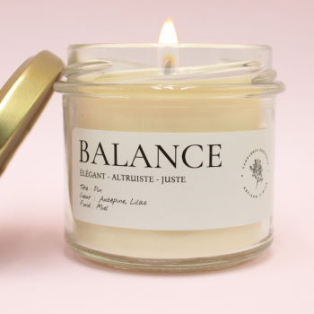 Bougie astrologique Balance