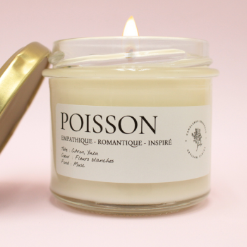 Bougie astrologique Poisson
