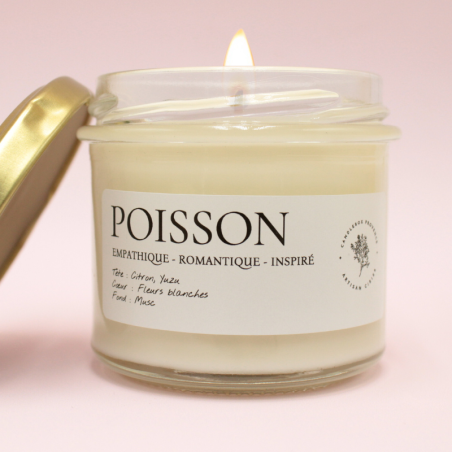 Bougie astrologique Poisson