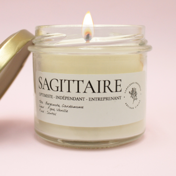 Bougie astrologique Sagittaire