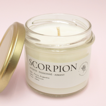 Bougie astrologique Scorpion