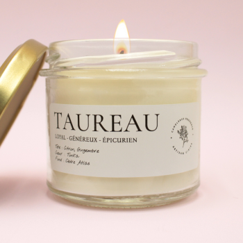 Bougie astrologique Taureau