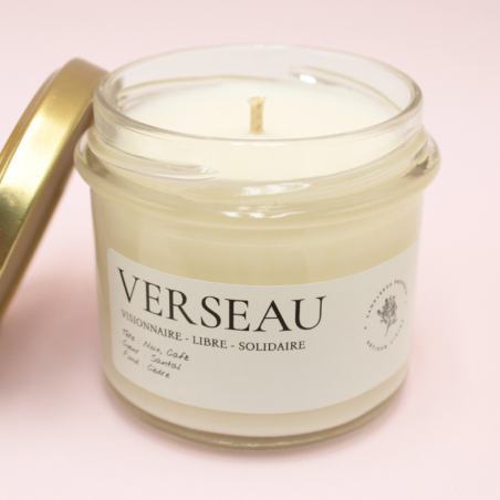 Bougie astrologique Verseau