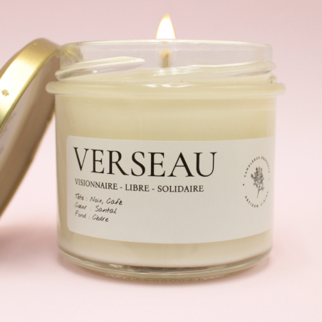Bougie astrologique Verseau
