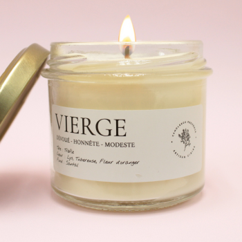 Bougie astrologique Vierge