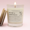 Bougie classique - Parfum menthe & citronnelle