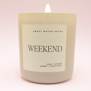 Bougie classique - Cire de soja - Week-end