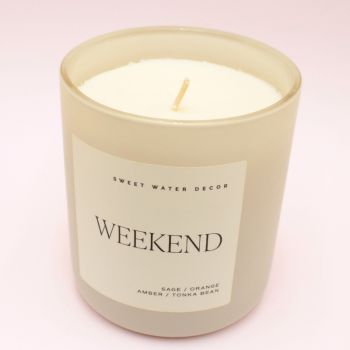 Bougie classique - Cire de soja - Week-end