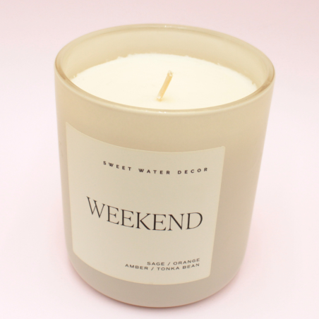 Bougie classique - Cire de soja - Week-end