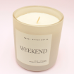 Bougie classique - Cire de soja - Week-end