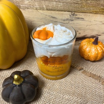 Bougie d'Automne Gourmande - Parfum Citrouille