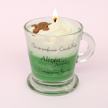 Bougie Tasse Gourmande - Parfum Thé de Noël (Petit format)