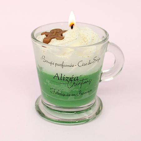 Bougie Tasse Gourmande - Parfum Thé de Noël (Petit format)