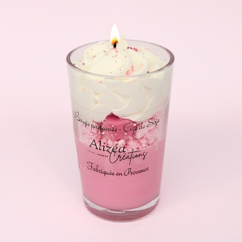 Bougie Verrine Gourmande - Parfum Pomme d'amour