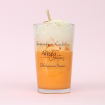Bougie Verrine Gourmande - Parfum Orange Epicée