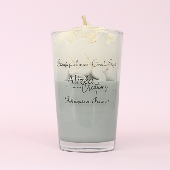 Bougie Verrine Gourmande - Parfum Fleur de Coton
