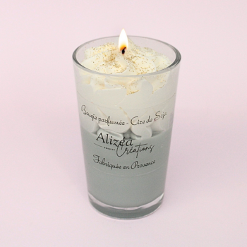 Bougie Verrine Gourmande - Parfum Fleur de Coton