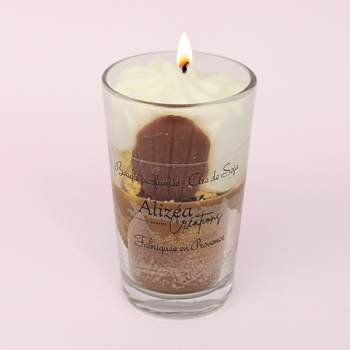 Bougie Verrine Gourmande - Parfum Madeleine