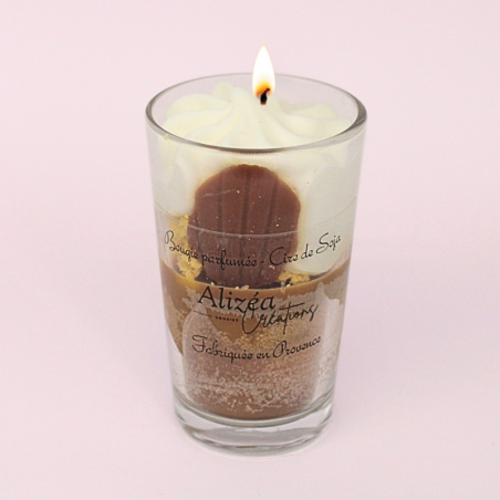Bougie Verrine Gourmande - Parfum Madeleine