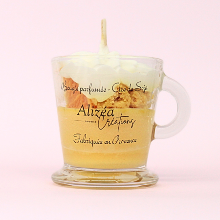 Bougie Tasse Gourmande - Parfum Citron Meringué