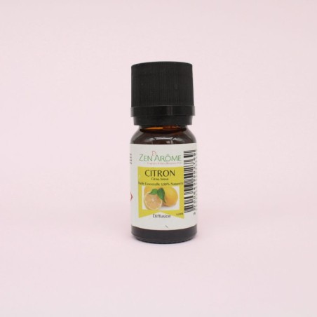 huile essentielle - citron - brûle parfum - 10 ml