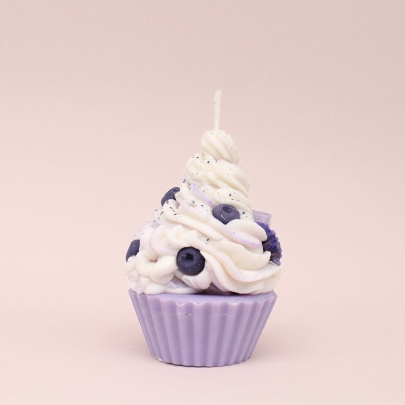 Bougie Cupcake - Parfum Myrtille Bougie Cupcake - Parfum Myrtille