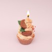 Bougie cupcake - Parfum agrume Bougie cupcake - Parfum agrume