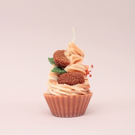 Bougie Cupcake - Parfum Agrume