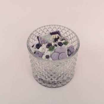 Bougie bonbonnière - Parfum muffin myrtille