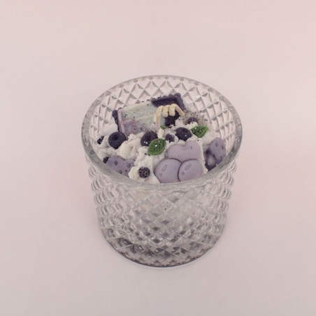 Bougie bonbonnière - Parfum muffin myrtille