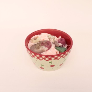 Bougie petit bol cerise - Parfum cerise