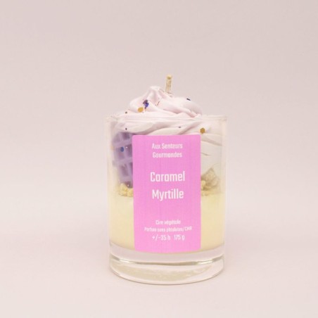 Bougie Chantilly - Caramel Myrtille