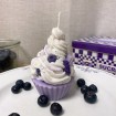 Bougie cupcake - Parfum myrtille Bougie cupcake - Parfum myrtille