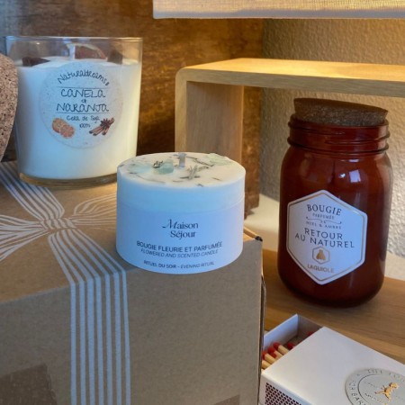 Coffret cadeau de Noël - Des bougies pour faire plaisir