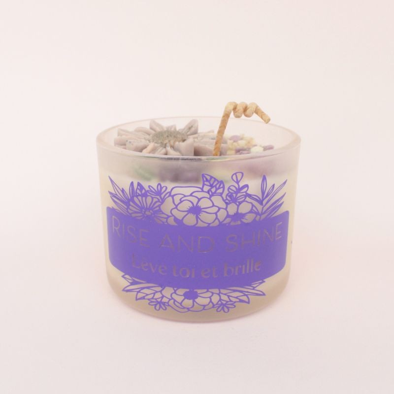 Bougie surprise bijou - Marguerite parfum bouquet fleuri (violet) Bougie surprise bijou - Marguerite parfum bouquet fleuri (violet)