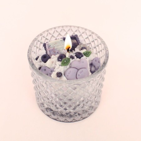 Bougie bonbonnière - Parfum muffin myrtille