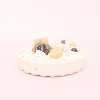 Bougie tartelette - Parfum banane - choco