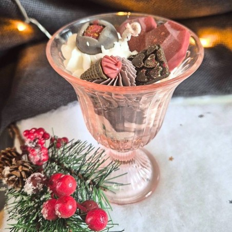 Bougie Cœur d'amour - Parfum pomme d'amour