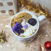 Bougie mug de Noël gourmand - Parfums cookies/choco