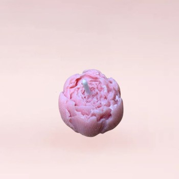 Bougie mini pivoine - rose