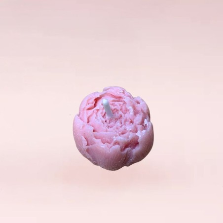 Bougie mini pivoine - rose