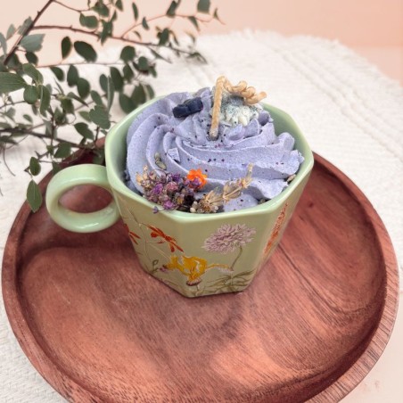 Bougie grande tasse - Parfum lavande