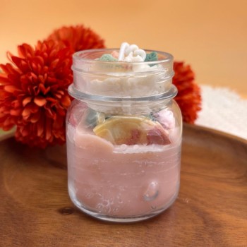 Bougie naturelle parfumée -  Parfum agrumes